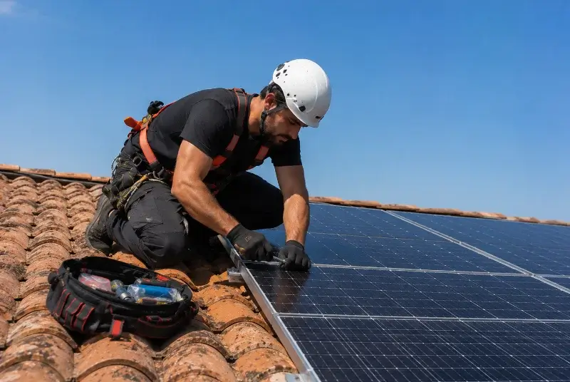 Maintenance et monitoring de panneaux solaires à Moidieu-Détourbe
